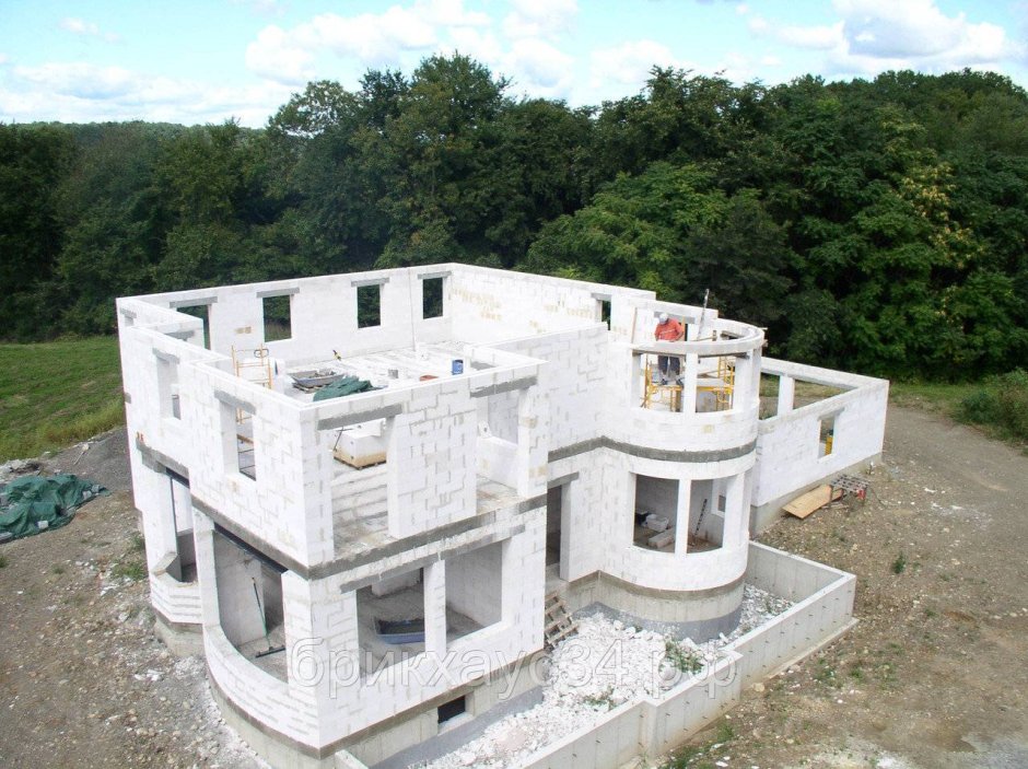 Дом из газобетонных блоков
