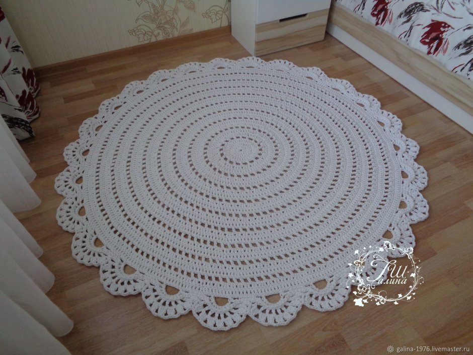 Ковры из хлопка вязаные