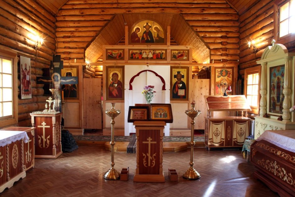 Старообрядческая Церковь внутри алтаря