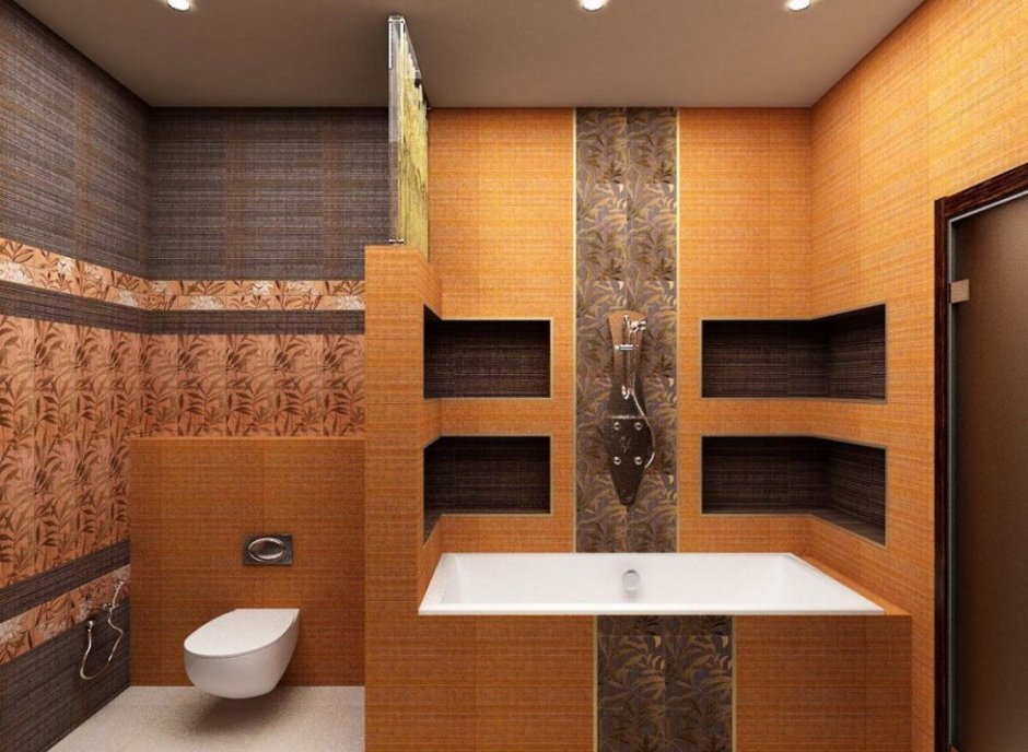 Туалет ванная с перегородкой