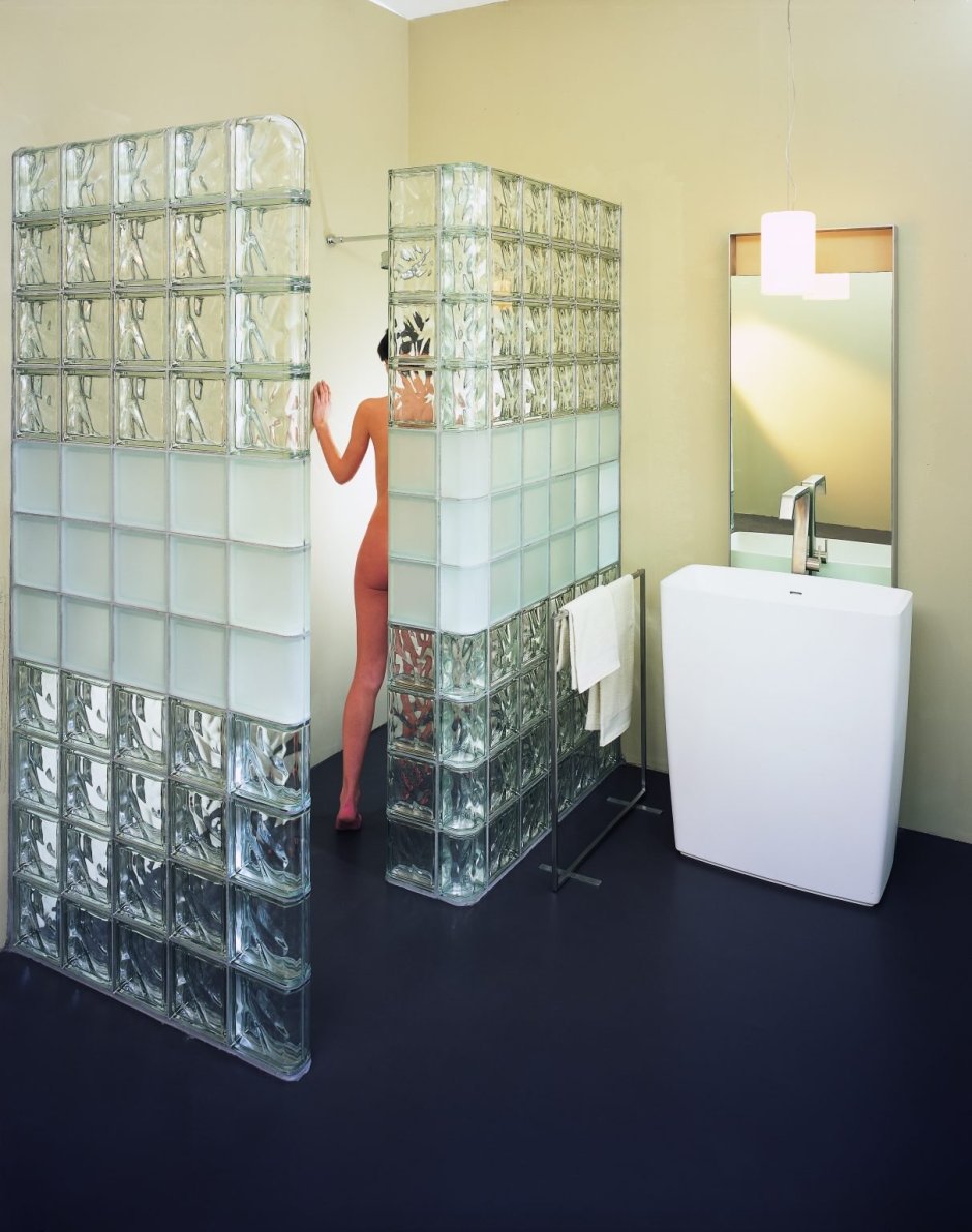 Стекло блок перегородки душа стеклоблоки