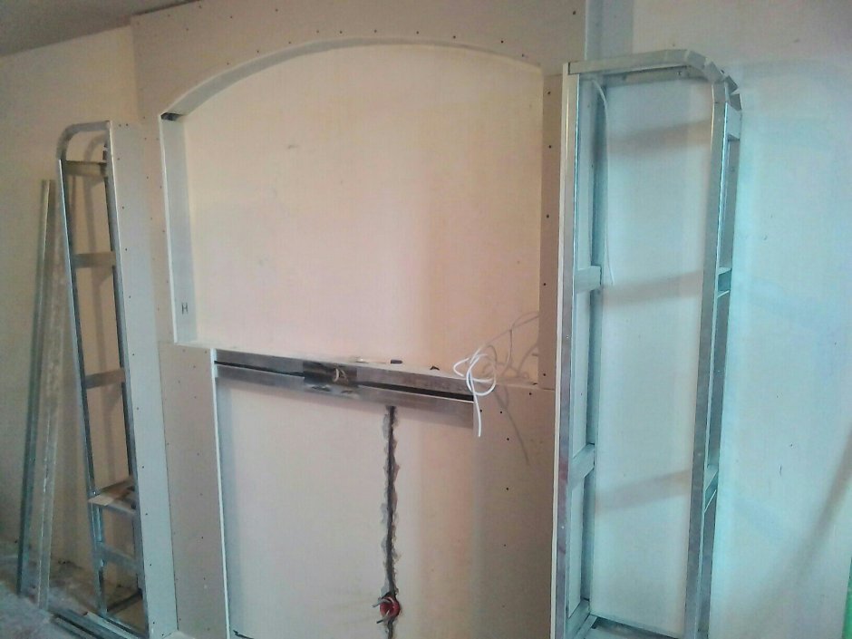 Каркас для ниши из гипсокартона