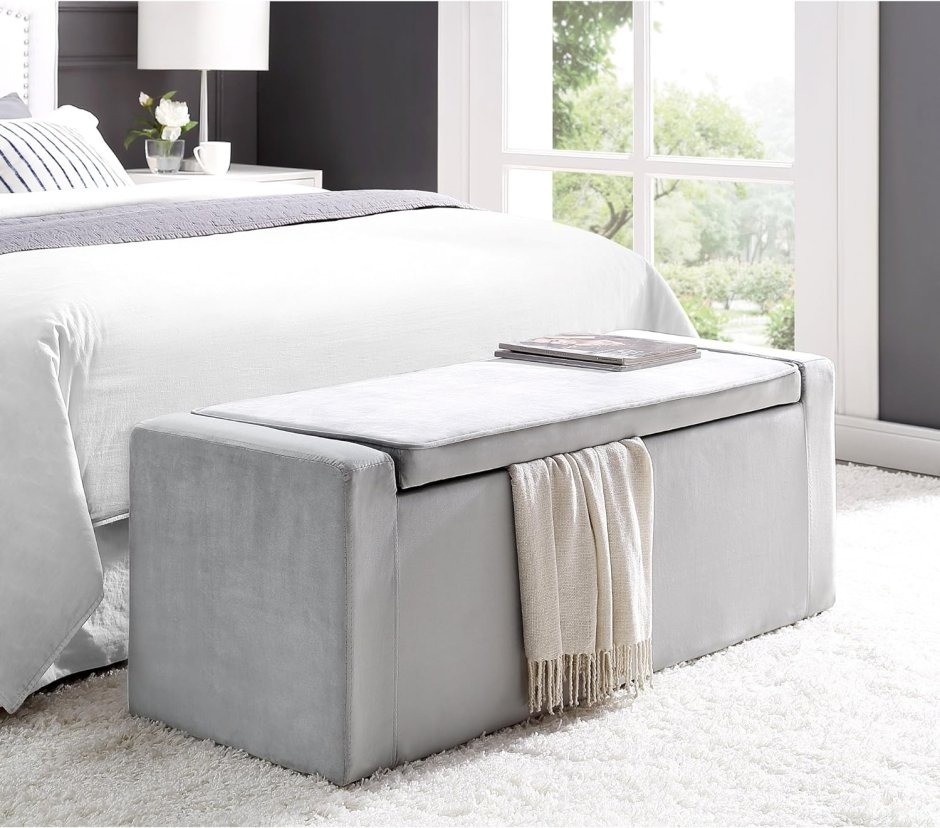 Upholstered Storage Armchair