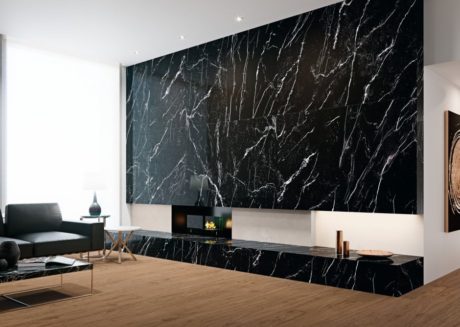 Кварцевый агломерат negro Marquina EQHM 006