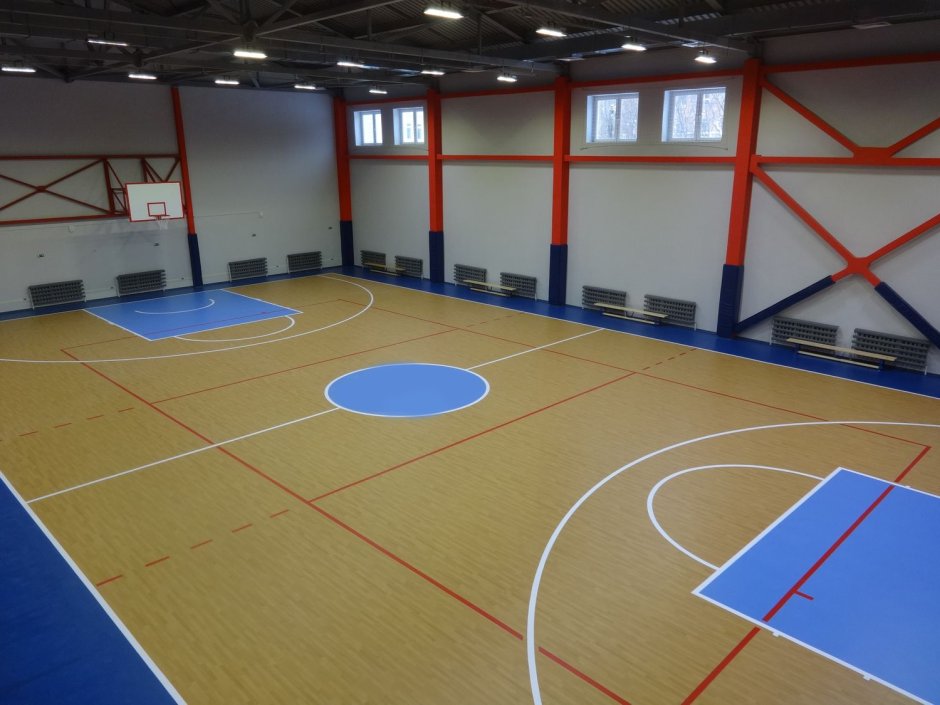 Модульный спортивный зал для школы