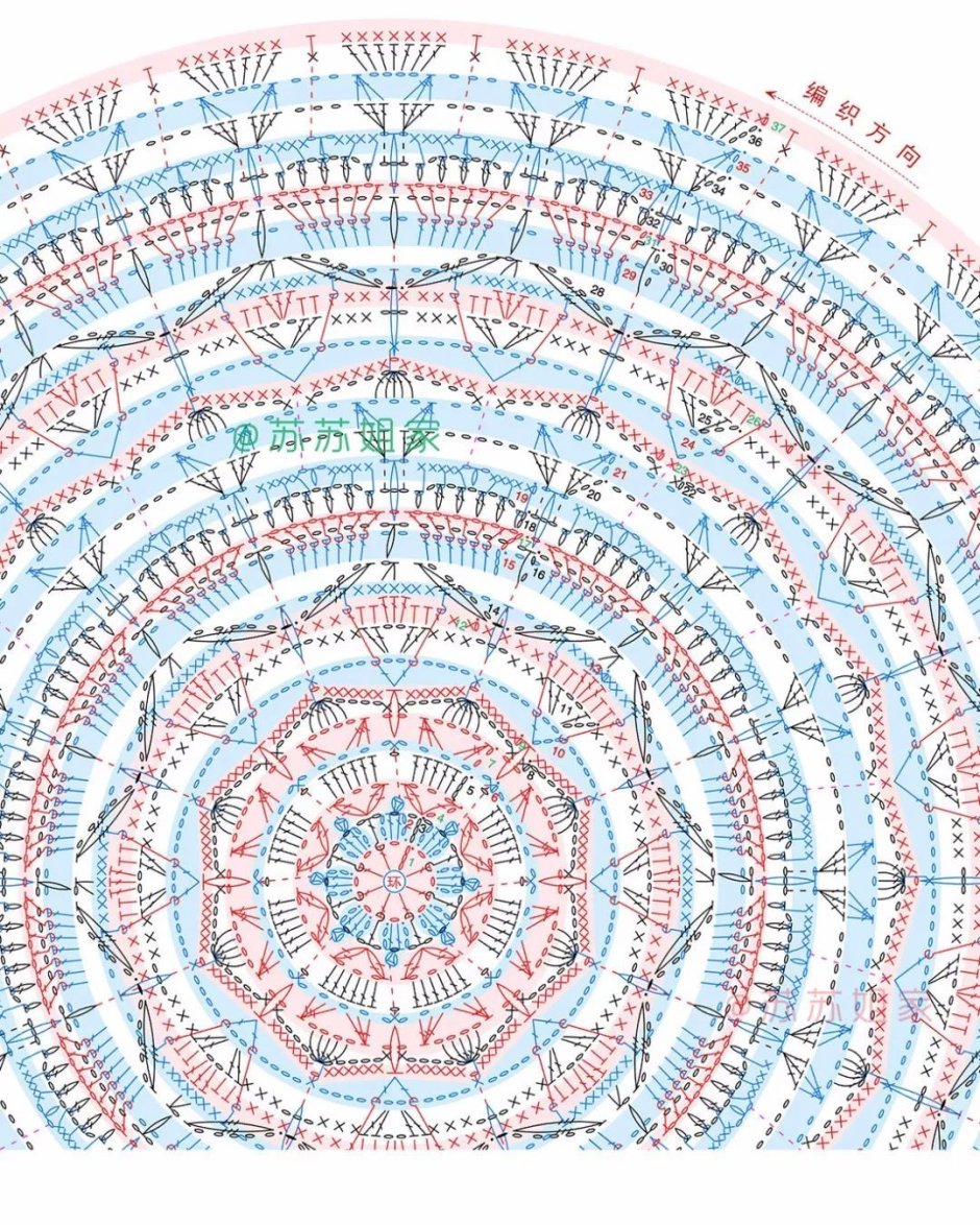 Tesla Doily схема салфетки