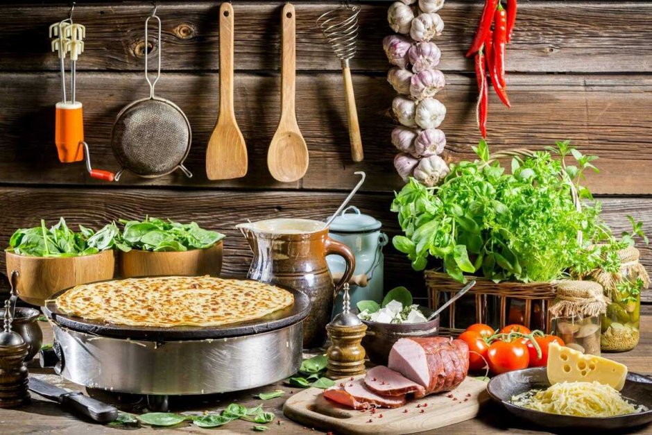 Продукты на кухне