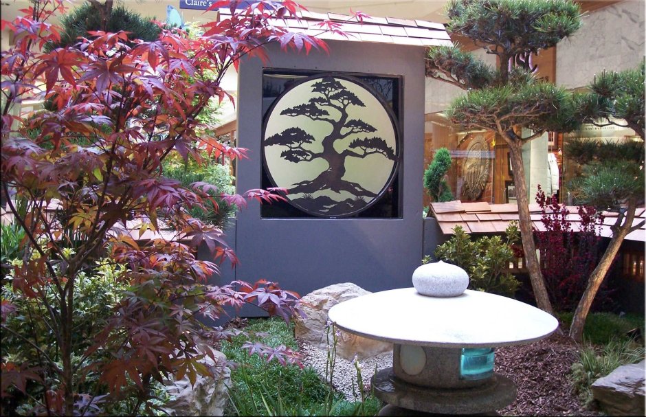 Украшения для сада в японском стиле