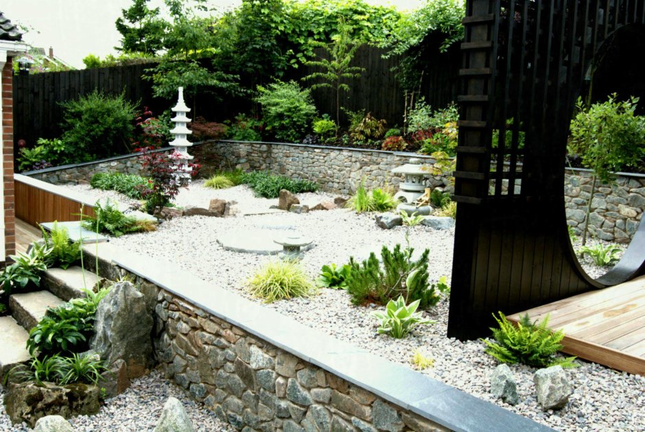 Садовый участок в японском стиле