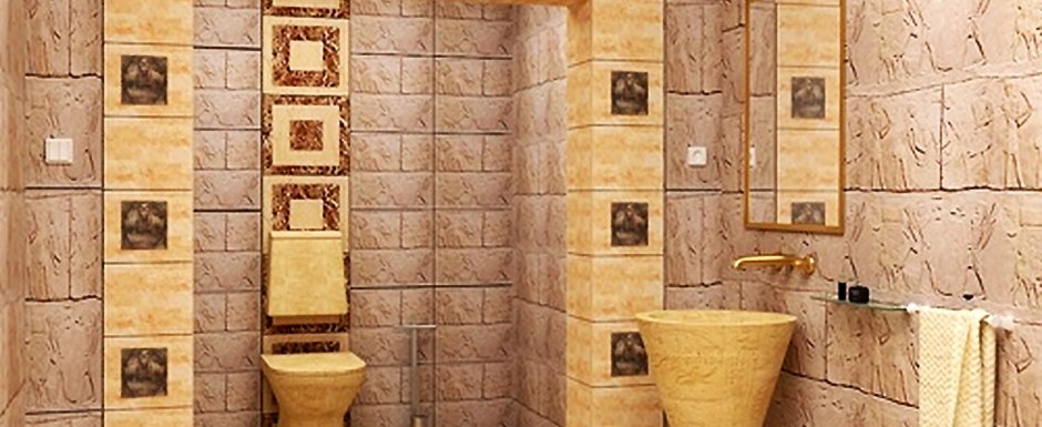 Ванна в египетском стиле