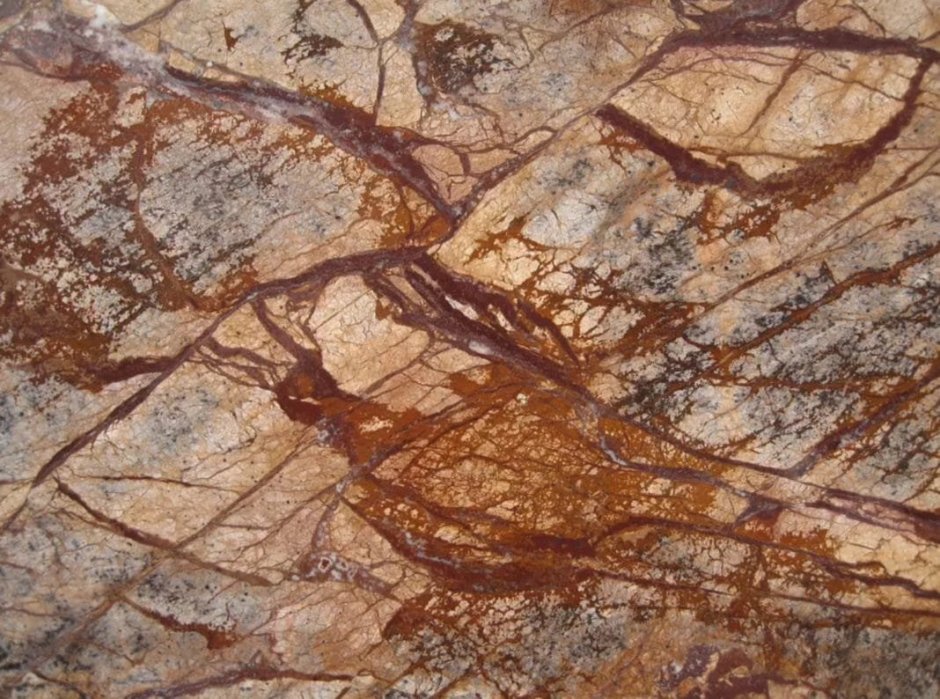 Мрамор полированный Rainforest Brown