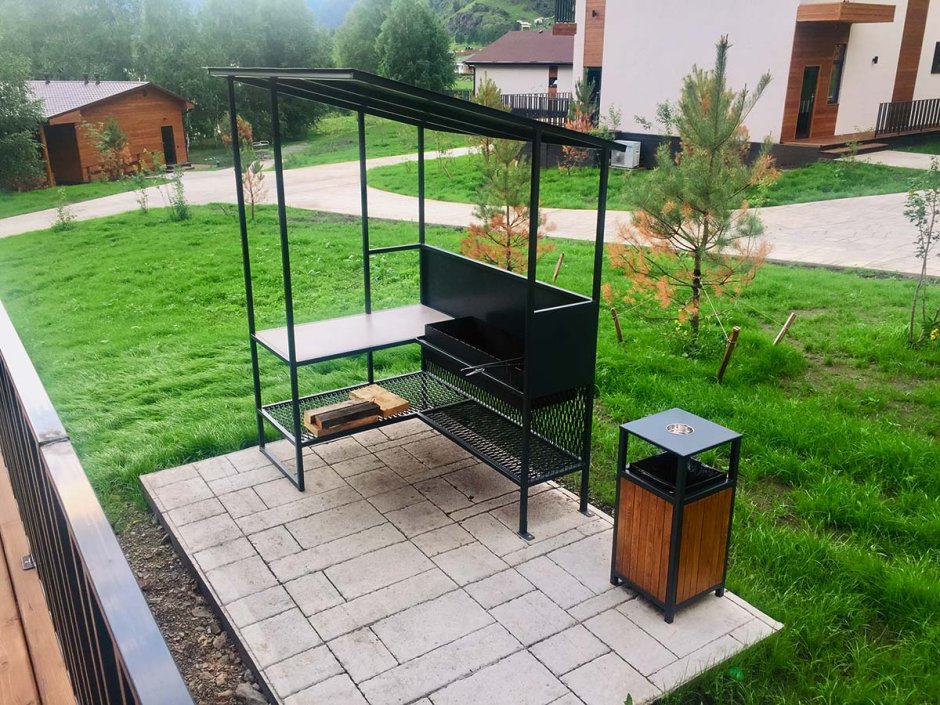 Мангальная зона на даче
