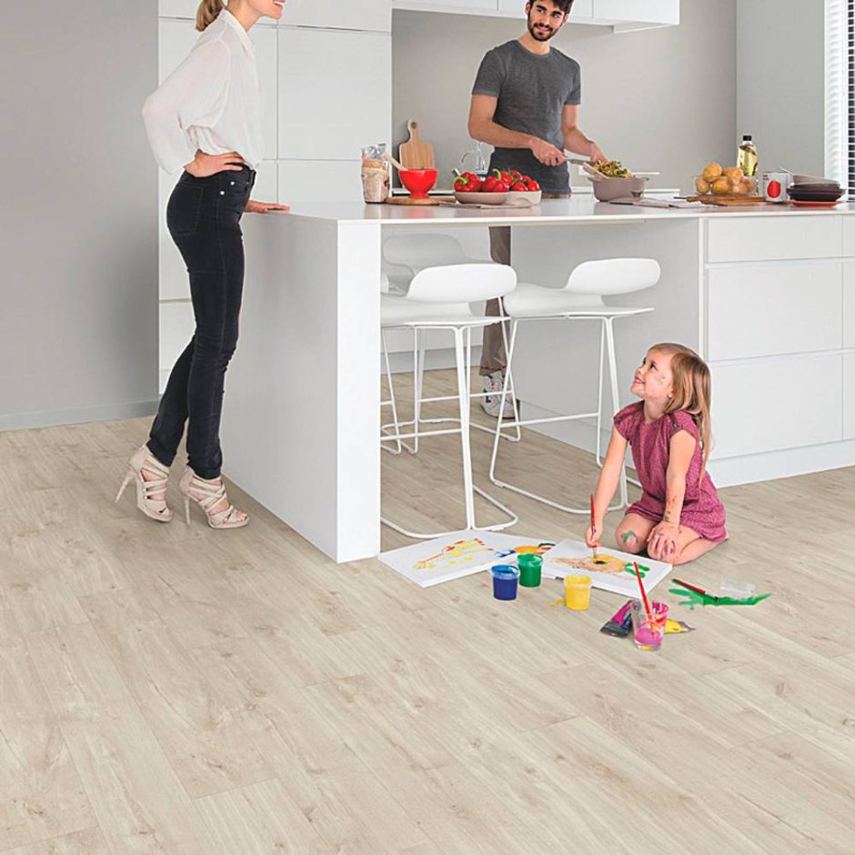 ПВХ-плитка quick Step Livyn Balance Glue Plus BAGP 40038 дуб каньон бежевый