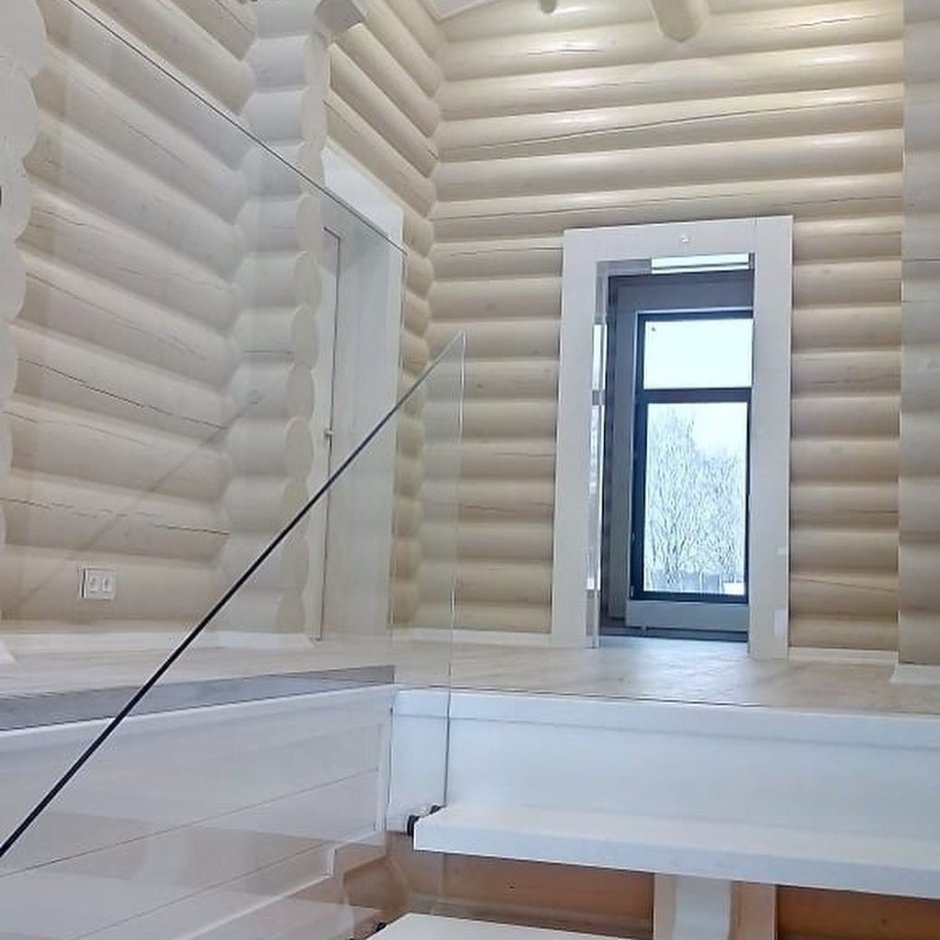 Дом из бревна отделка внутри