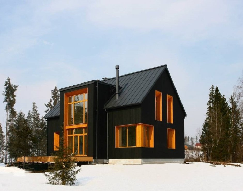 Скандинавский стиль архитектура загородный дом