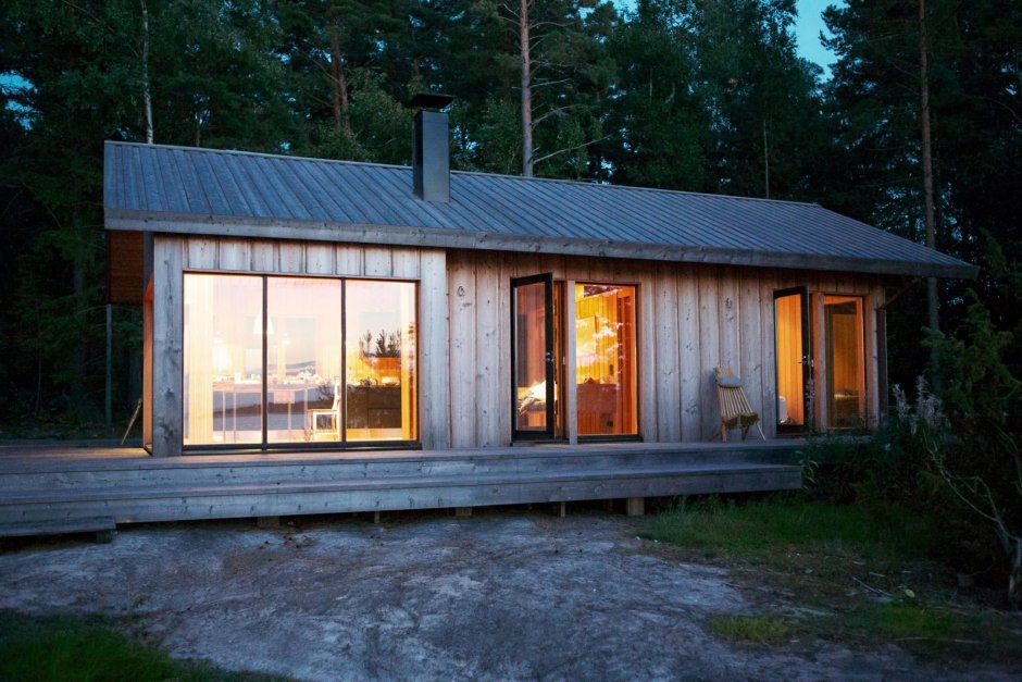 Маленький домик в финском стиле