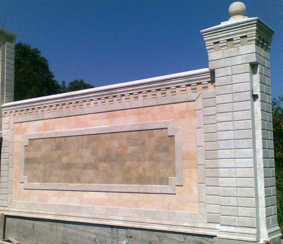 Каменный забор Дагестан