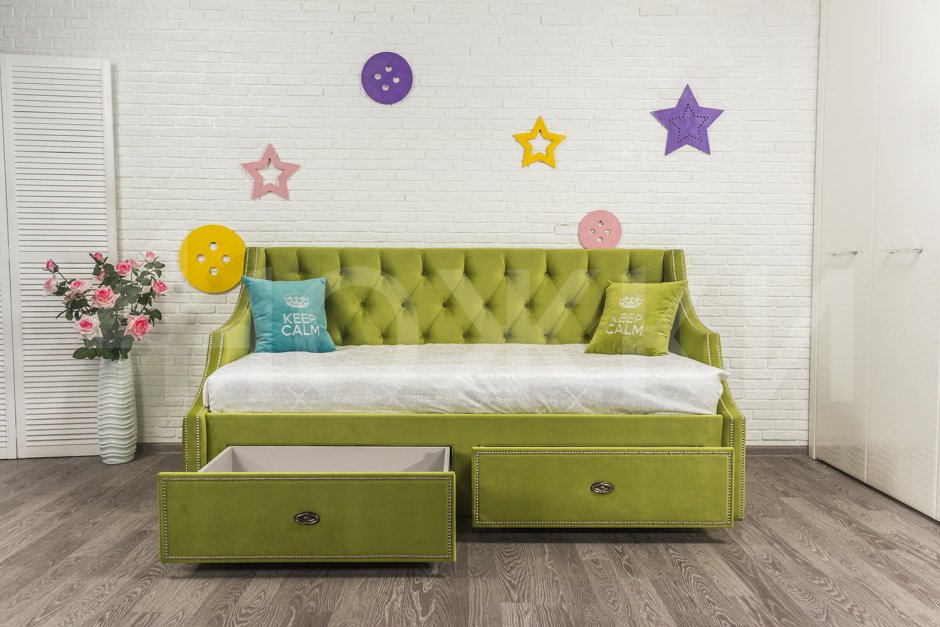 Детская мягкая кровать диван