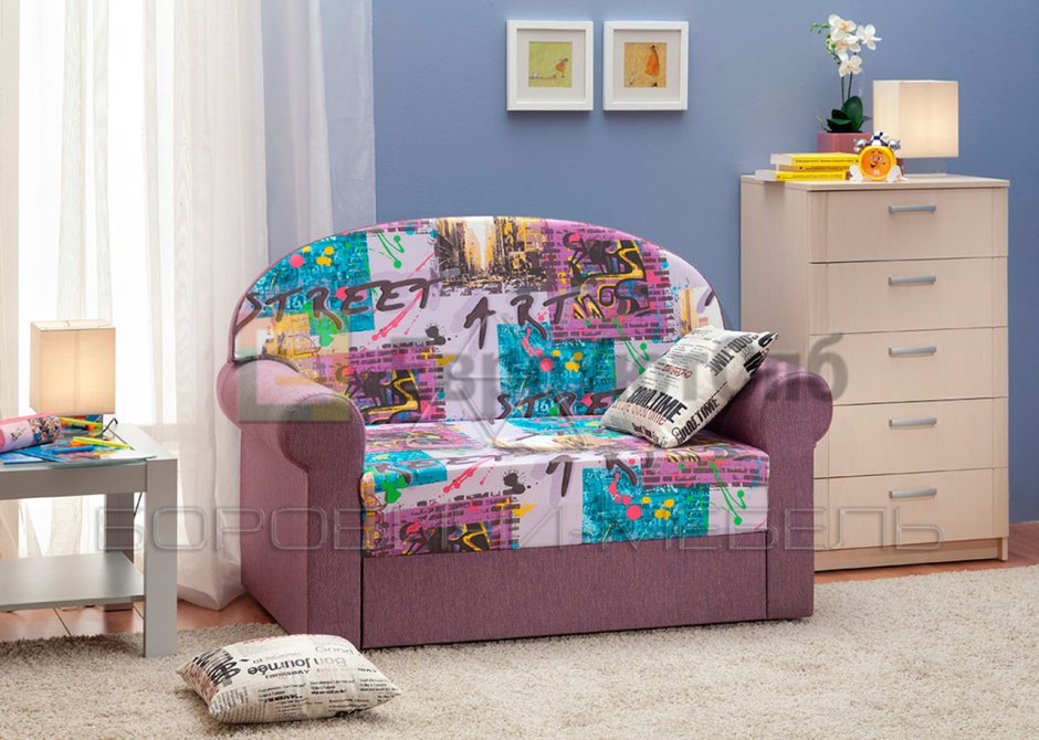 Диван-кровать новь-1 900 мм выкатной