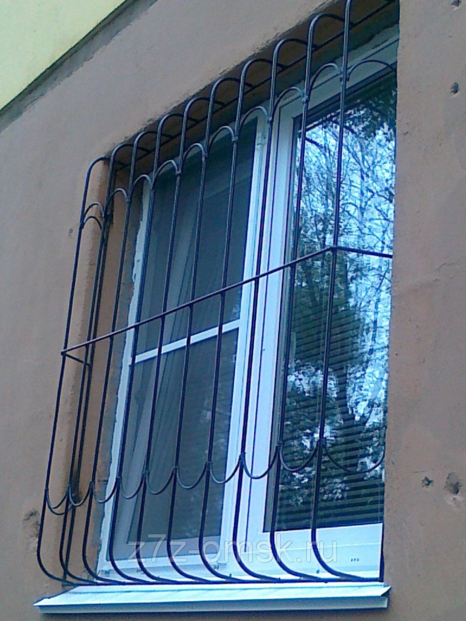 Выпуклые решетки на окна