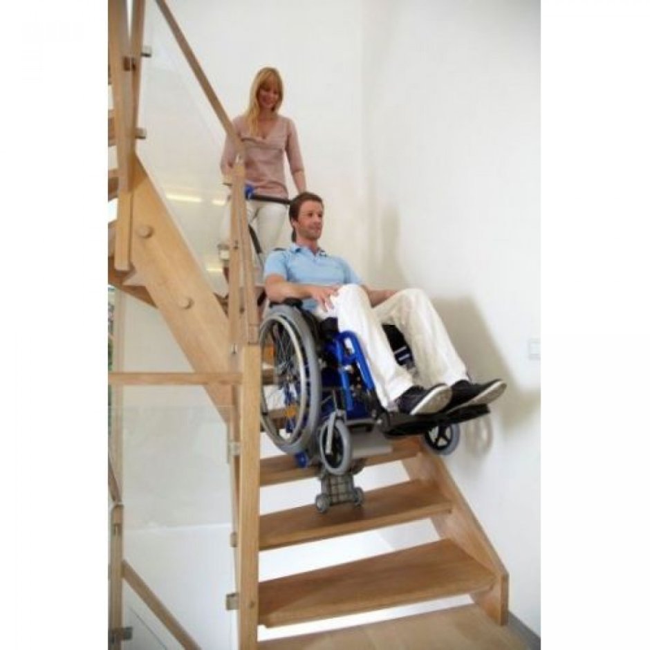 Лестничный подъемник для инвалидов Сано