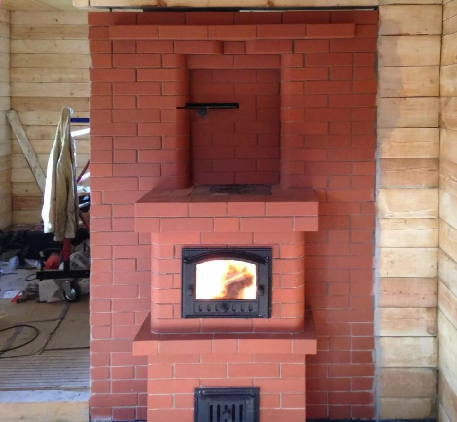 Каминопечь шведка