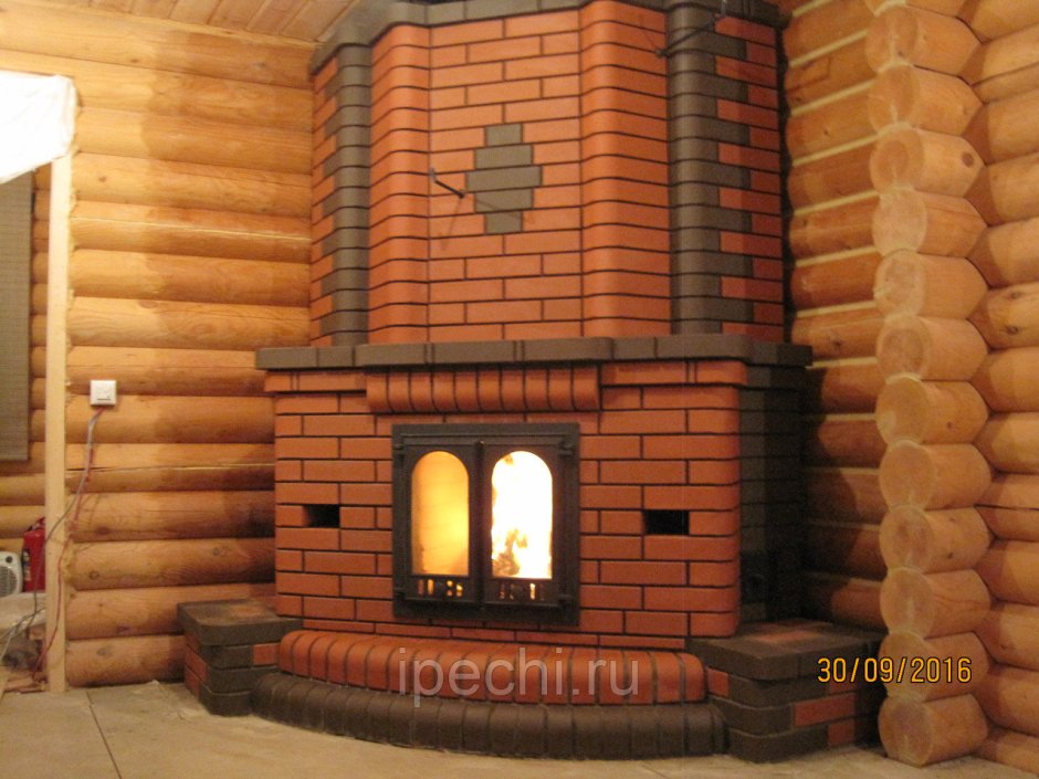 Каминопечь конвекторного типа