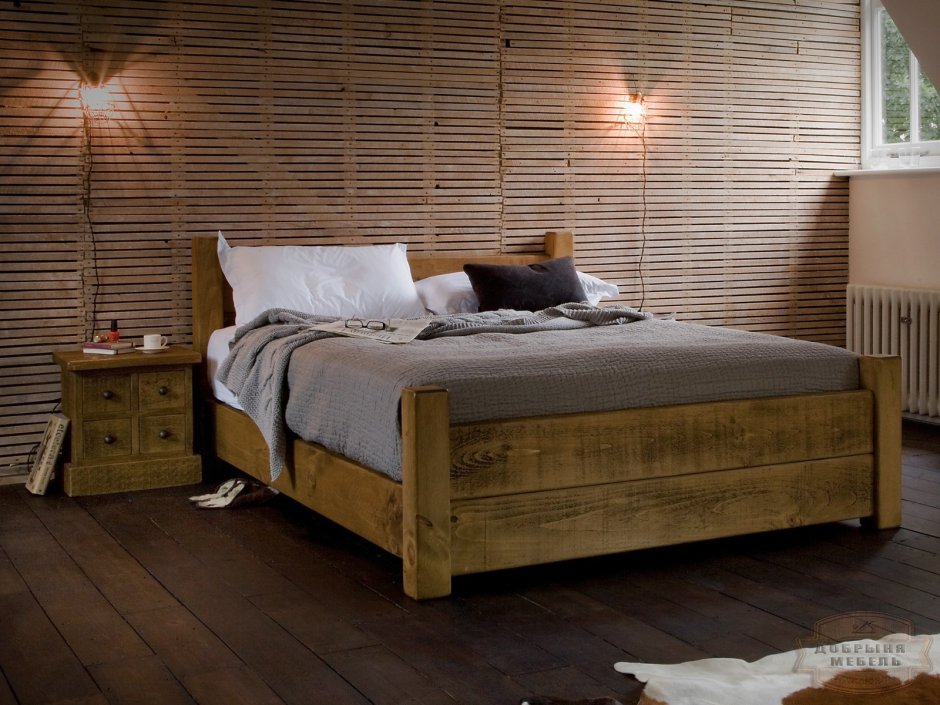 Кровать лофт Loft Wood