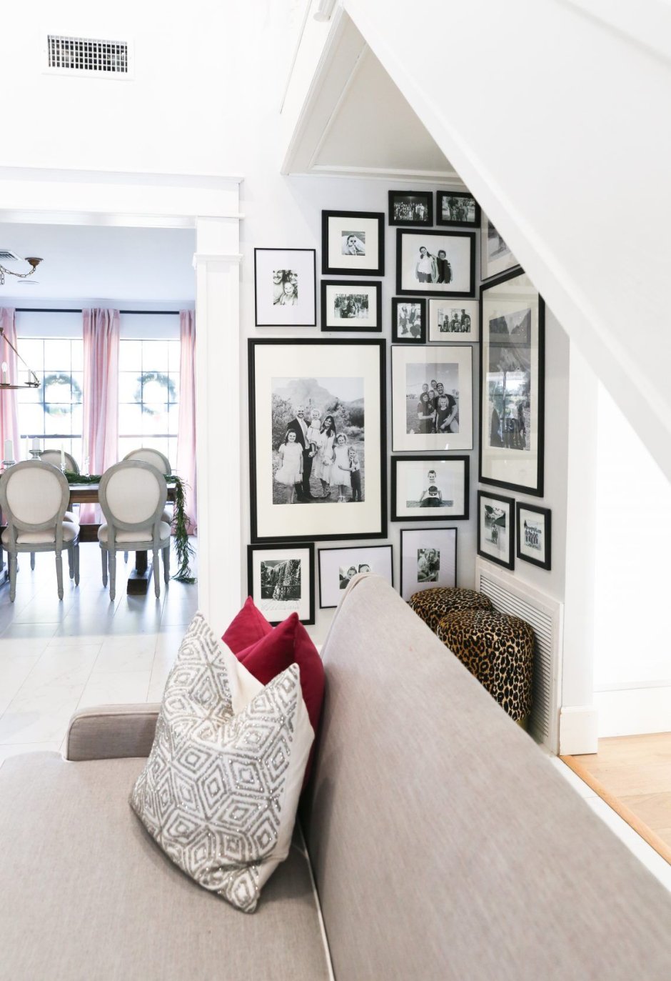 Corner Gallery Wall