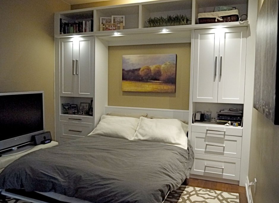 Спальни со встроенными шкафами