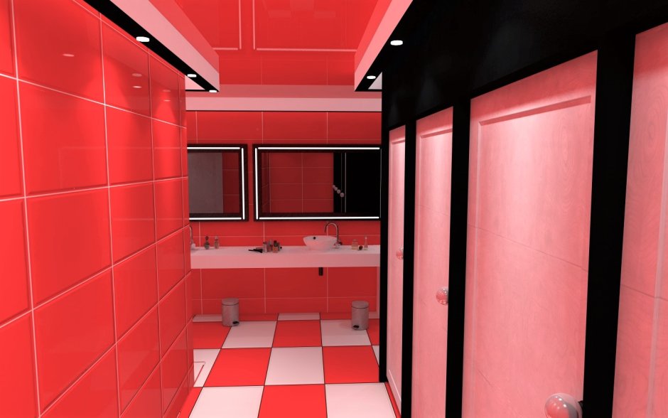 Туалетная комната в клуба