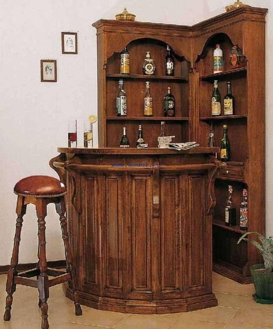 Домашний мини бар Corner Bar Cabinet
