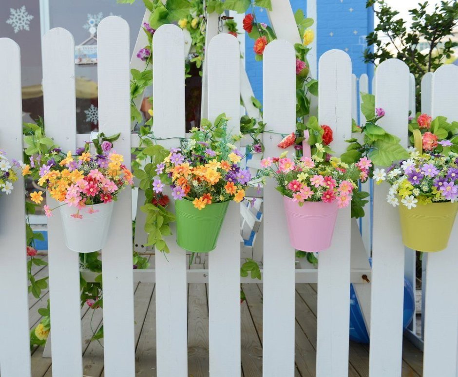 Изгородь для цветов в детском саду