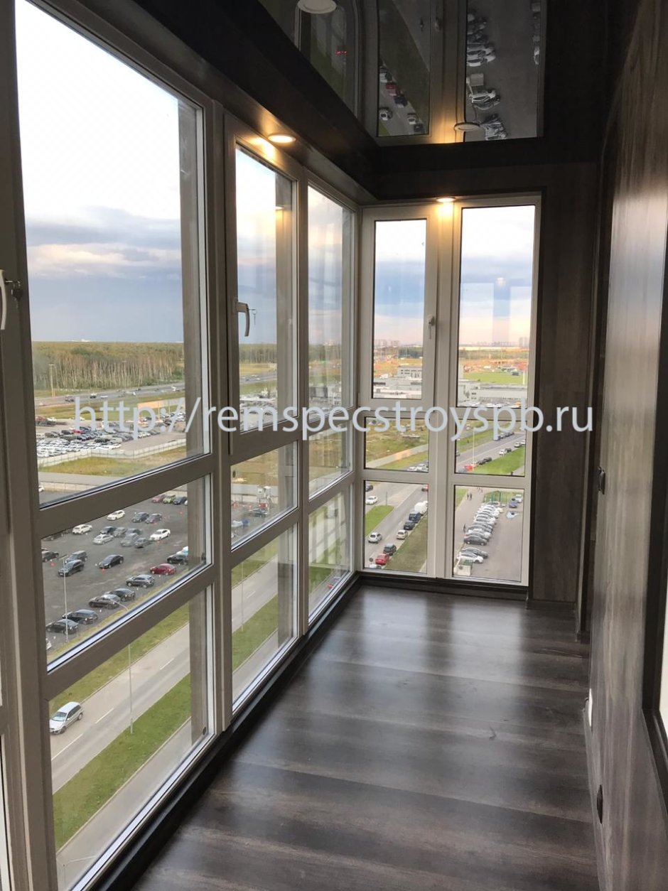 Застеклить балкон панорама