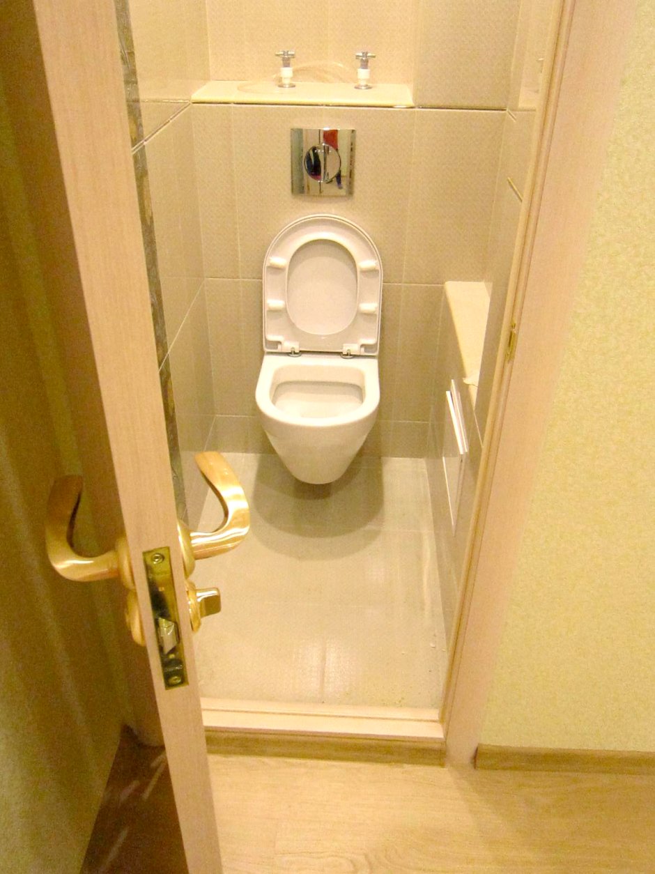 Короб в туалете