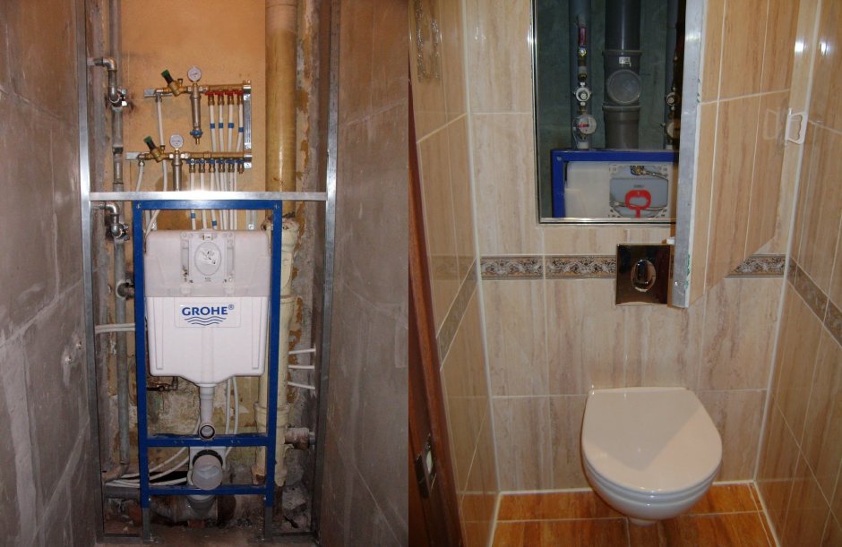 Инсталляция для унитаза в панельном доме