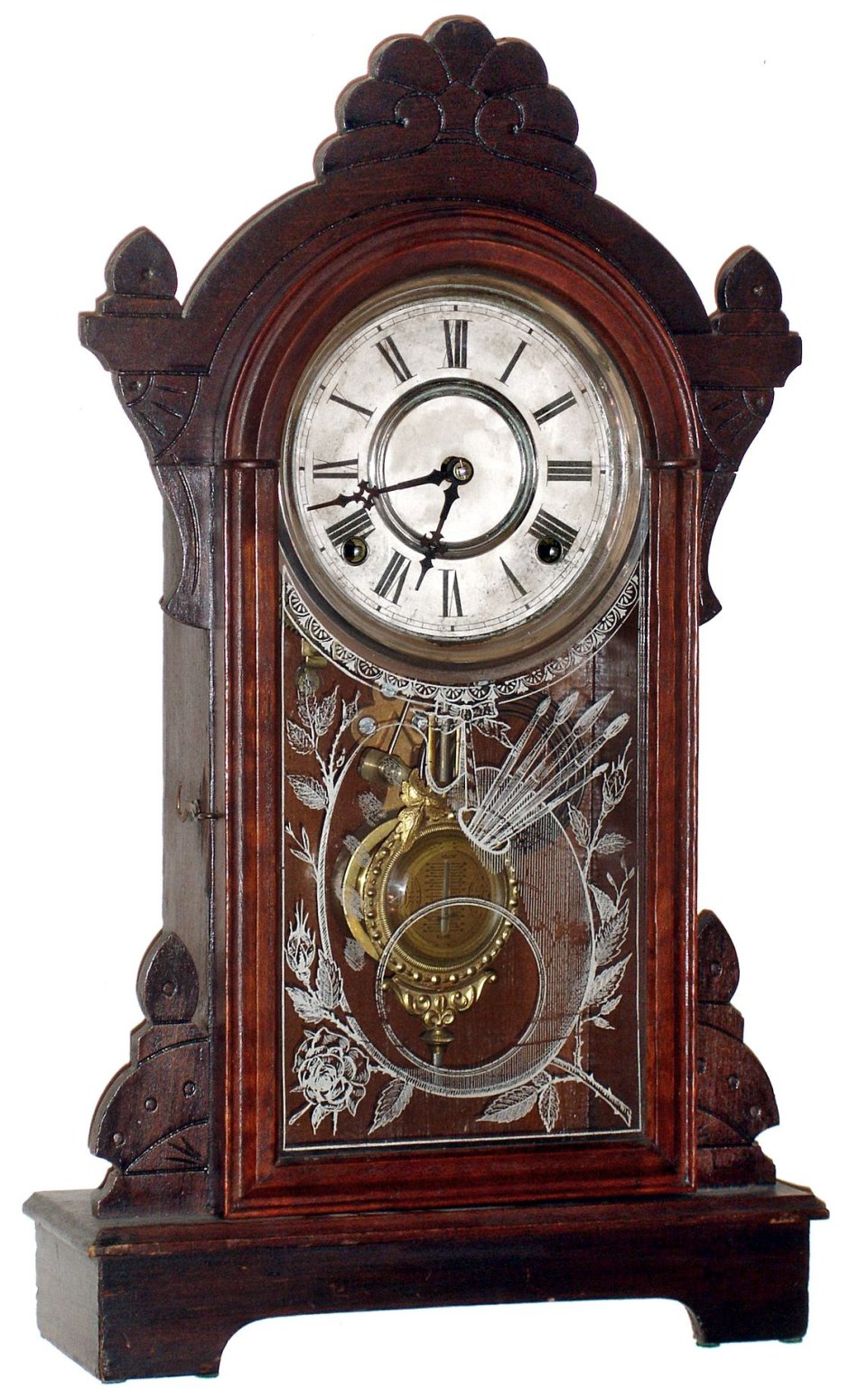Старые деревянные часы