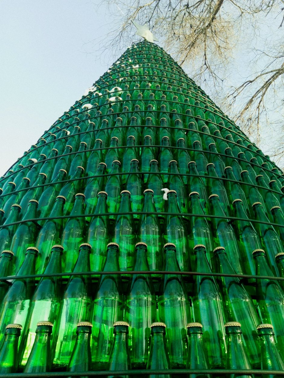 Дом из пластиковых бутылок
