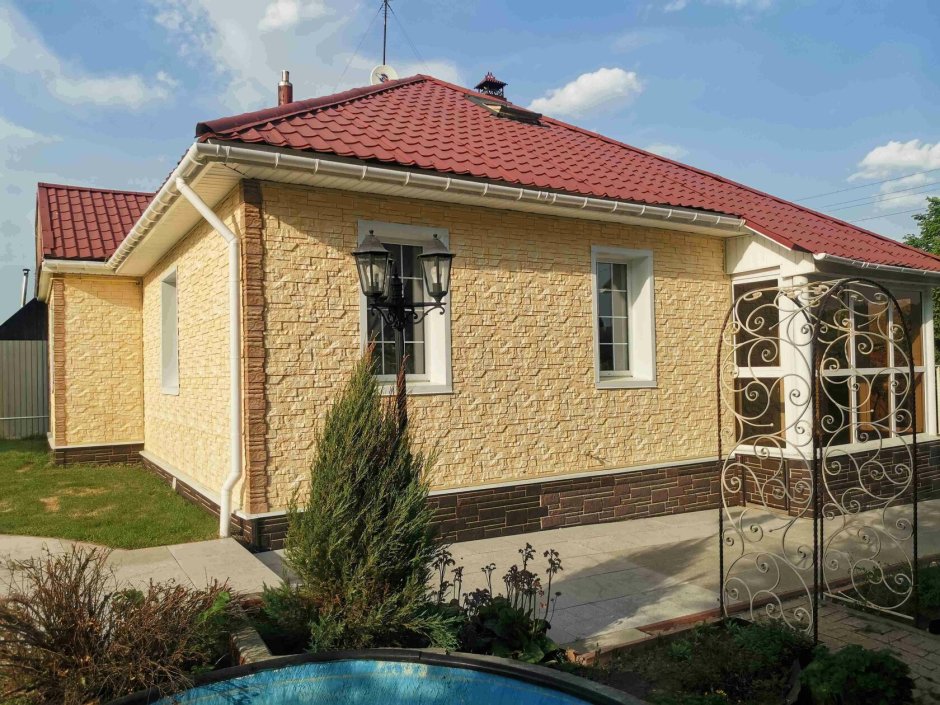 Фасад дома своими руками