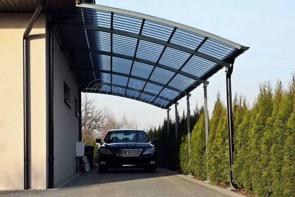 Автонавесы из поликарбоната 3х5