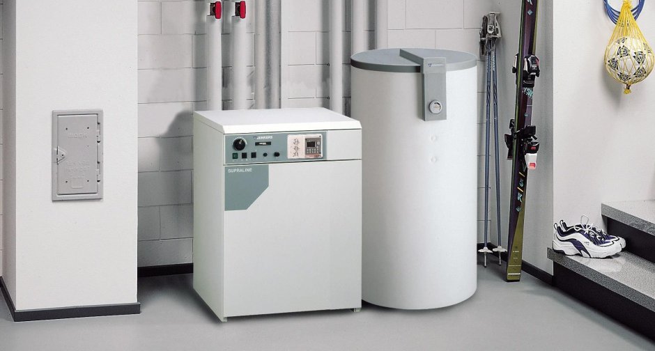 Напольный газовый котел для отопления частного дома до 200м2