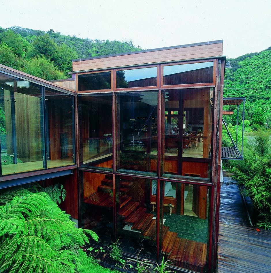 Современный дом в джунглях