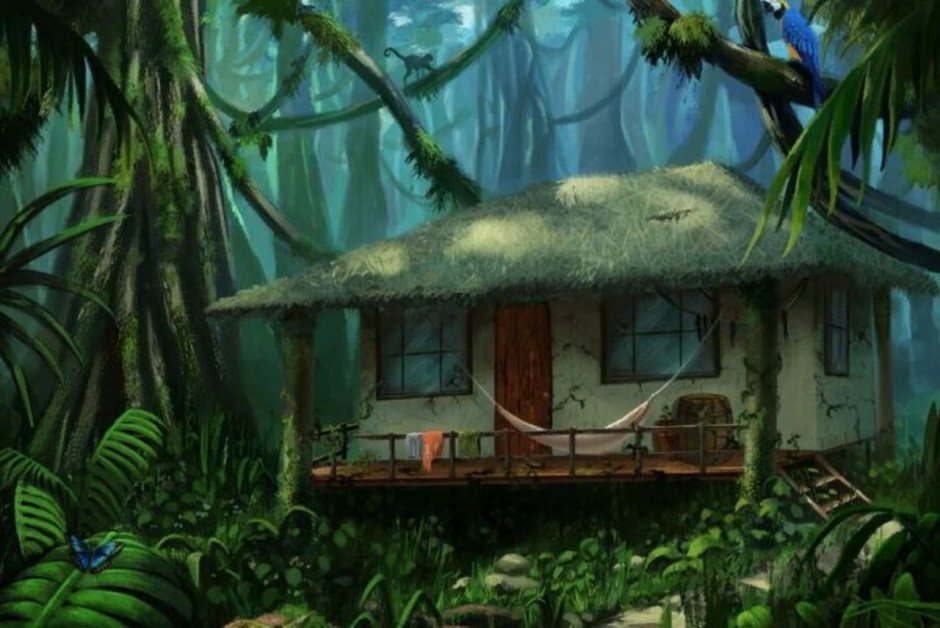 Домик в джунглях