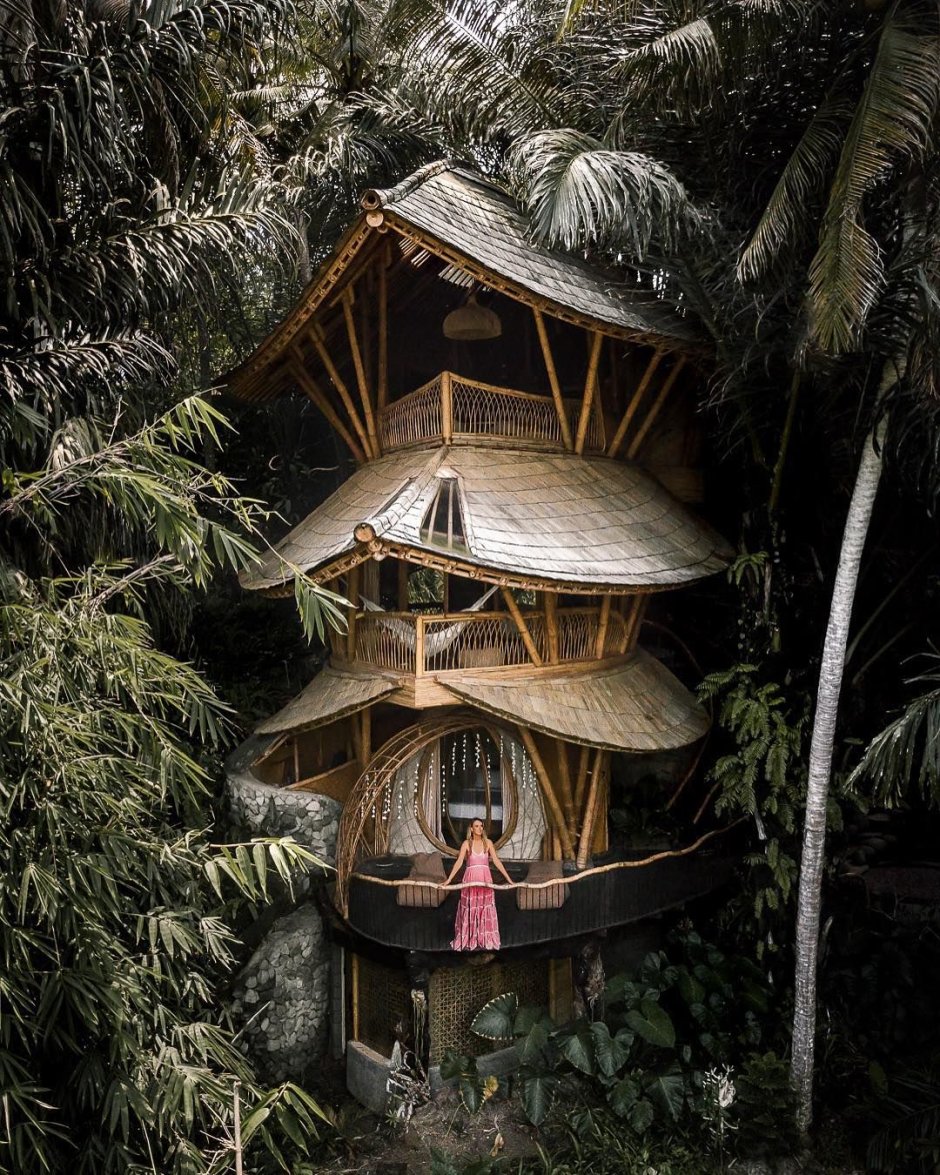 Бали отель в джунглях