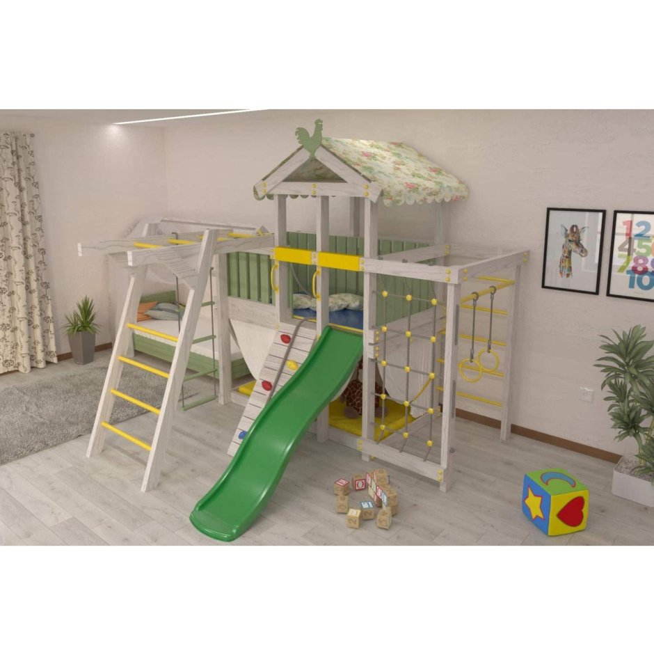 Игровой комплекс - кровать "Савушка Baby - 6"