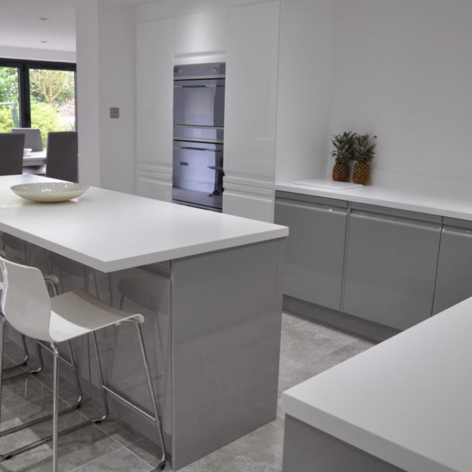 Мебель кухонная Grey White