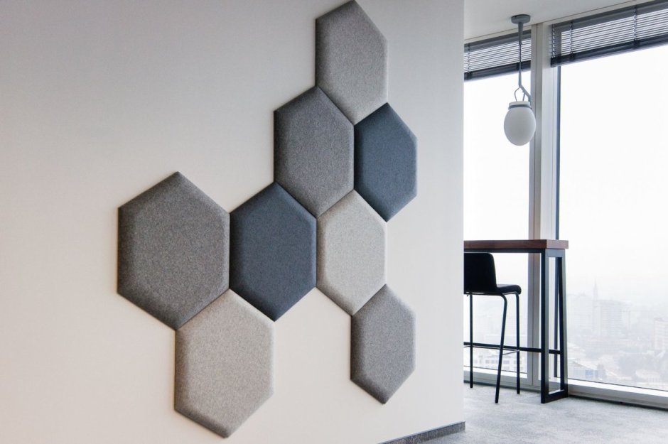 Hexagon Acoustic Panels стеновые панели звукопоглощающая панель