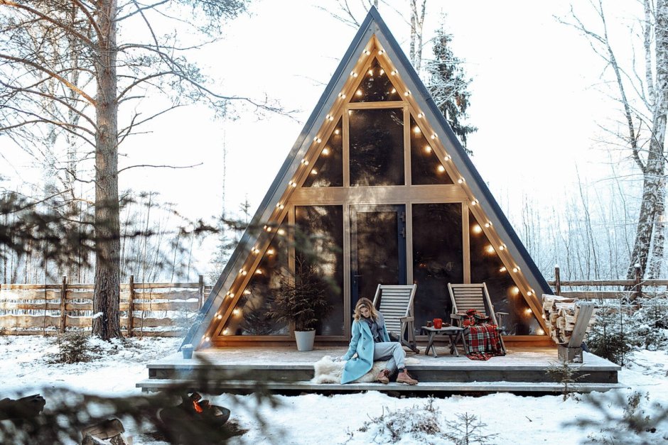 Glamping Подмосковье зимой