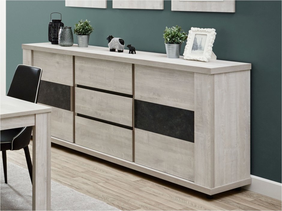 Комод со стеклом Gabriella-001 Sideboard