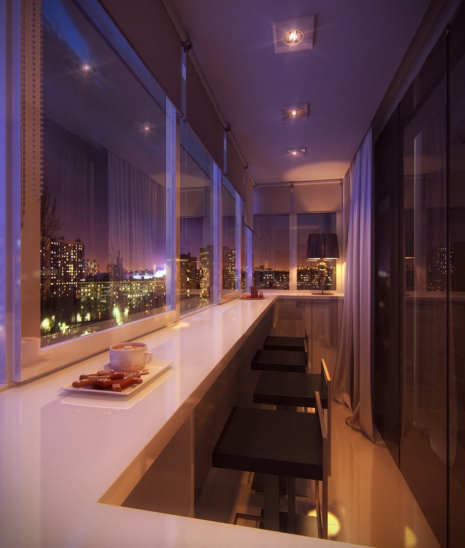 Красивые балконы в квартире